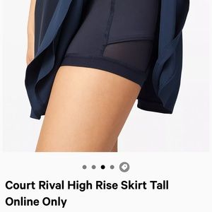 NWT Lululemon court rival skirt brand new